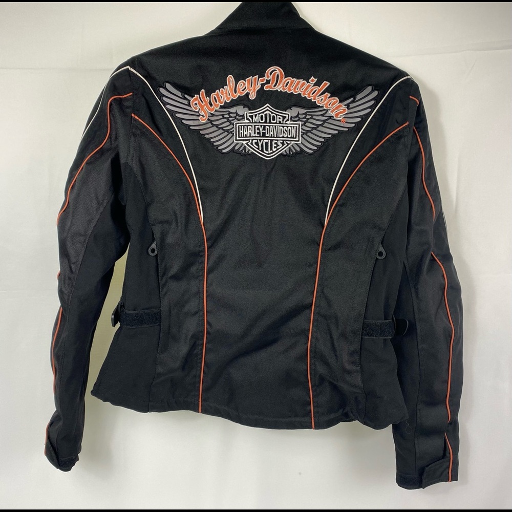 Harley Davidson Women’s M Black Jettison Blackwings Motorcycle Jacket NWO